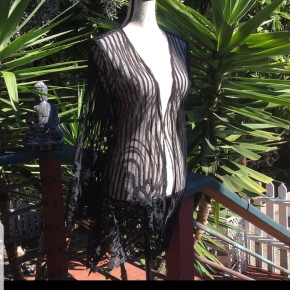 Black Crochet Cover - **ONLY 1 SMALL LEFT!!** - Picture 4 of 6